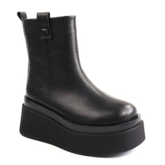 Anna Viotti Ghete dama piele naturala D122 A1381 K903 negru ID5690-NG