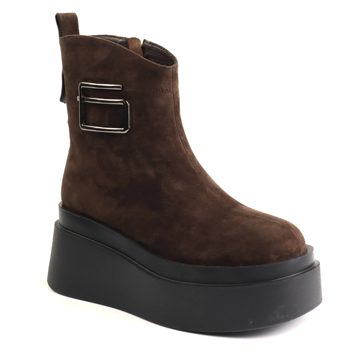 Anna Viotti Ghete dama piele naturala D122 P115 292 maro ID5691-MARO