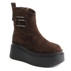 Anna Viotti Ghete dama piele naturala D122 P115 292 maro ID5691-MARO
