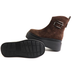 Anna Viotti Ghete dama piele naturala D122 P115 292 maro ID5691-MARO