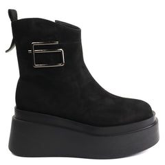 Anna Viotti Ghete dama piele naturala D122 P115 292 negru ID5691-NG