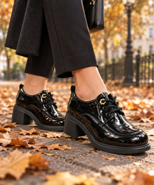 Anna Viotti Pantofi dama piele naturala D111 5V88655 75 negru ID5692-NG