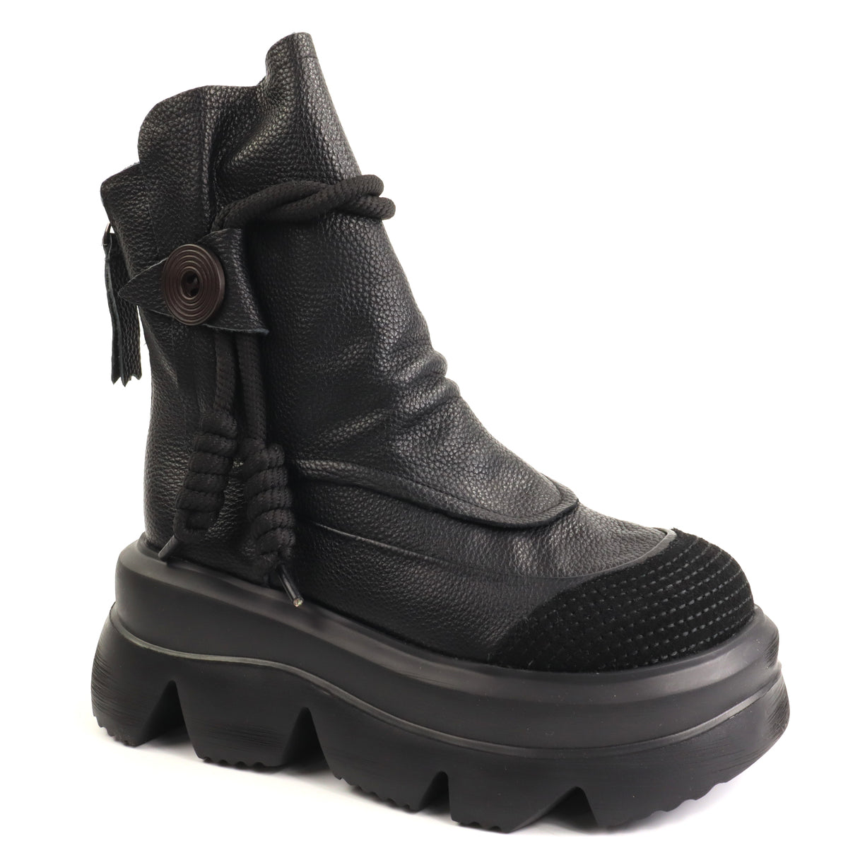 GRYXX Ghete dama piele naturala 119686A 01 N negru ID5700-NG
