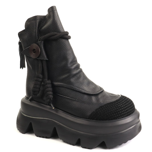 GRYXX Ghete dama piele naturala 119686A 01 N negru ID5700-NG