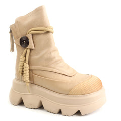 GRYXX Ghete dama piele naturala 119686B 03 N bej ID5701-BEJ
