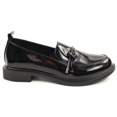 Pass Collection Pantofi dama 1HJ90006A 01 L negru lac ID5708-NGL