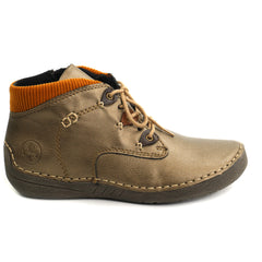 Rieker Ghete dama piele ecologica 52544 90 bronz ID5709-BZ
