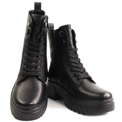 Rieker Ghete dama piele naturala W1870 02 negru ID5712-NG