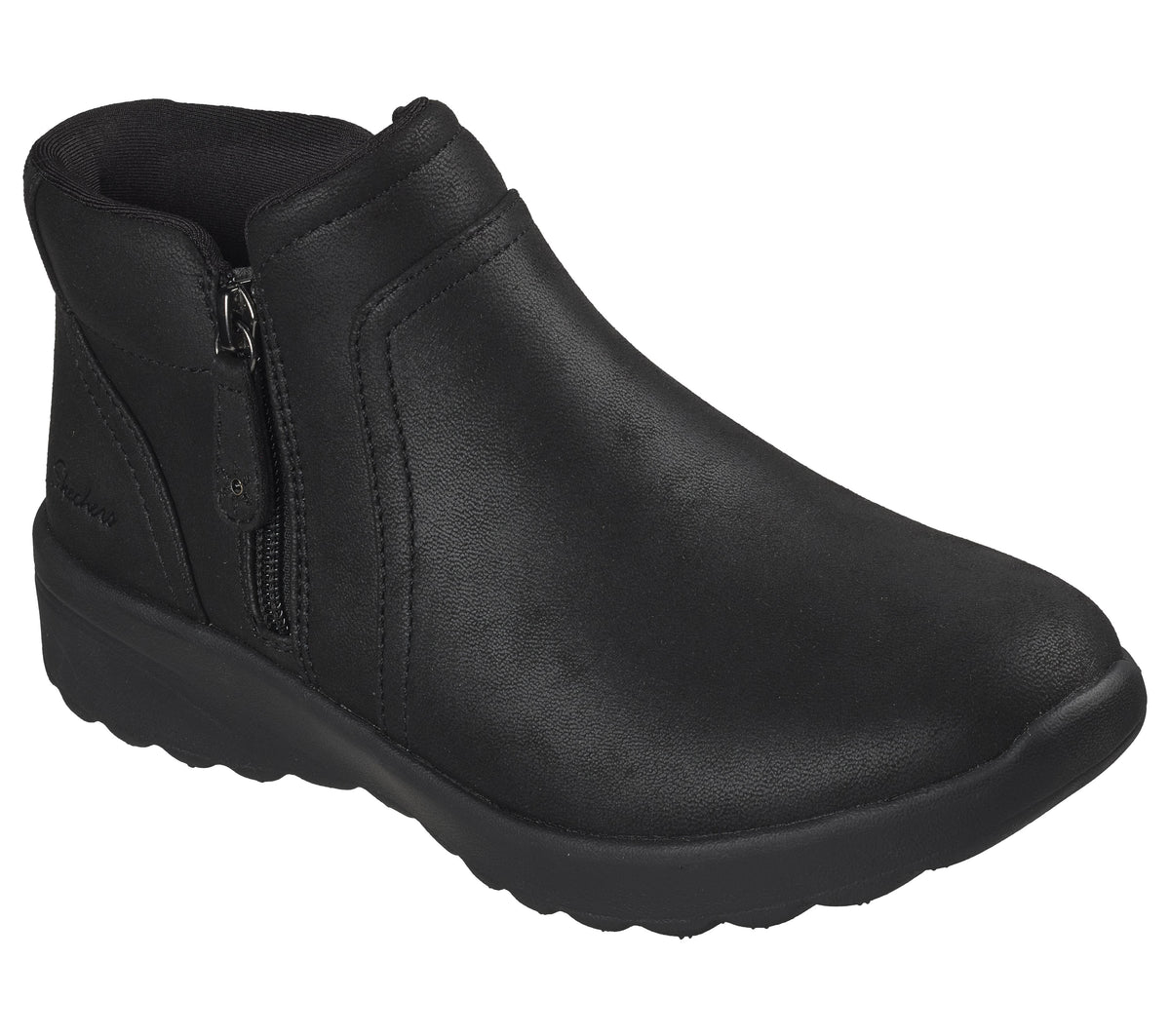Skechers Ghete dama piele ecologica LOVELY VIBE FOREVER MINE 159637 BBK ID5713-BBK
