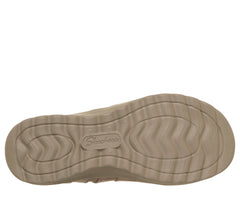 Skechers Ghete dama piele ecologica LOVELY VIBE FOREVER MINE 159637 DARK TAUPE ID5713-DKTP