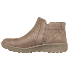 Skechers Ghete dama piele ecologica LOVELY VIBE FOREVER MINE 159637 DARK TAUPE ID5713-DKTP