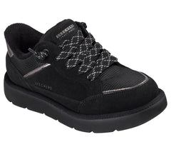 Skechers Pantofi dama Slip ins piele intoarsa naturala KEEPSAKES COZY STREET HIKER E 190196 BBK ID5715-BBK