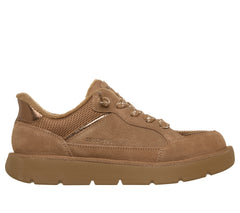 Skechers Pantofi dama Slip ins piele intoarsa naturala KEEPSAKES COZY STREET HIKER E 190196 CHESTNUT ID5715-CSNT
