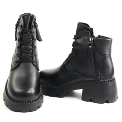 Formazione Ghete dama piele naturala 8099 2 BLACK ID5716-BLK