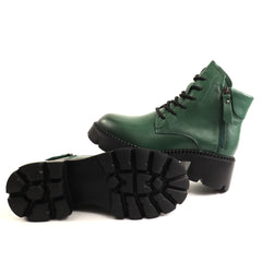 Formazione Ghete dama piele naturala 8099 2 GREEN ID5716-GRN