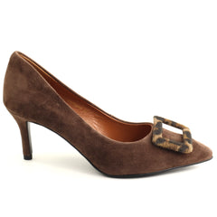 Epica Pantofi dama piele naturala 1JI90025B 02 I maro velur ID5722-MAROV