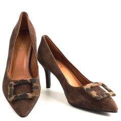 Epica Pantofi dama piele naturala 1JI90025B 02 I maro velur ID5722-MAROV