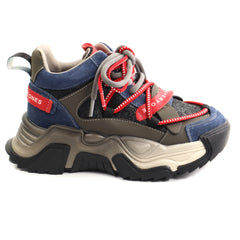 Pass Collection Pantofi dama piele naturala 1LY90001A G4 I bleumarin diverse ID5727-BLMD