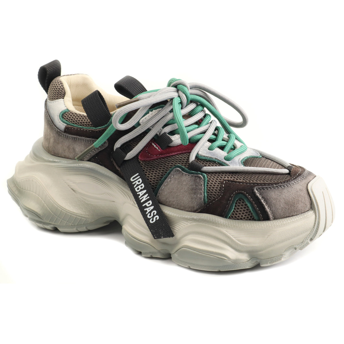 Pass Collection Pantofi dama piele naturala 1LY90023B H1 Z gri diverse ID5732-GRIDI