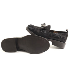 Pass Collection Pantofi dama piele naturala 1M590012A 07 I negru print ID5734-NGPR
