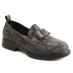 Pass Collection Pantofi dama piele naturala 1M590012B 14 I gri velur ID5735-GRIV