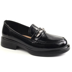 Pass Collection Pantofi dama piele naturala 1M590014A 01 L negru lac ID5736-NGL