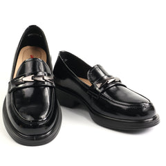 Pass Collection Pantofi dama piele naturala 1M590014A 01 L negru lac ID5736-NGL