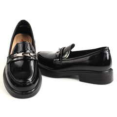 Pass Collection Pantofi dama piele naturala 1M590014A 01 L negru lac ID5736-NGL
