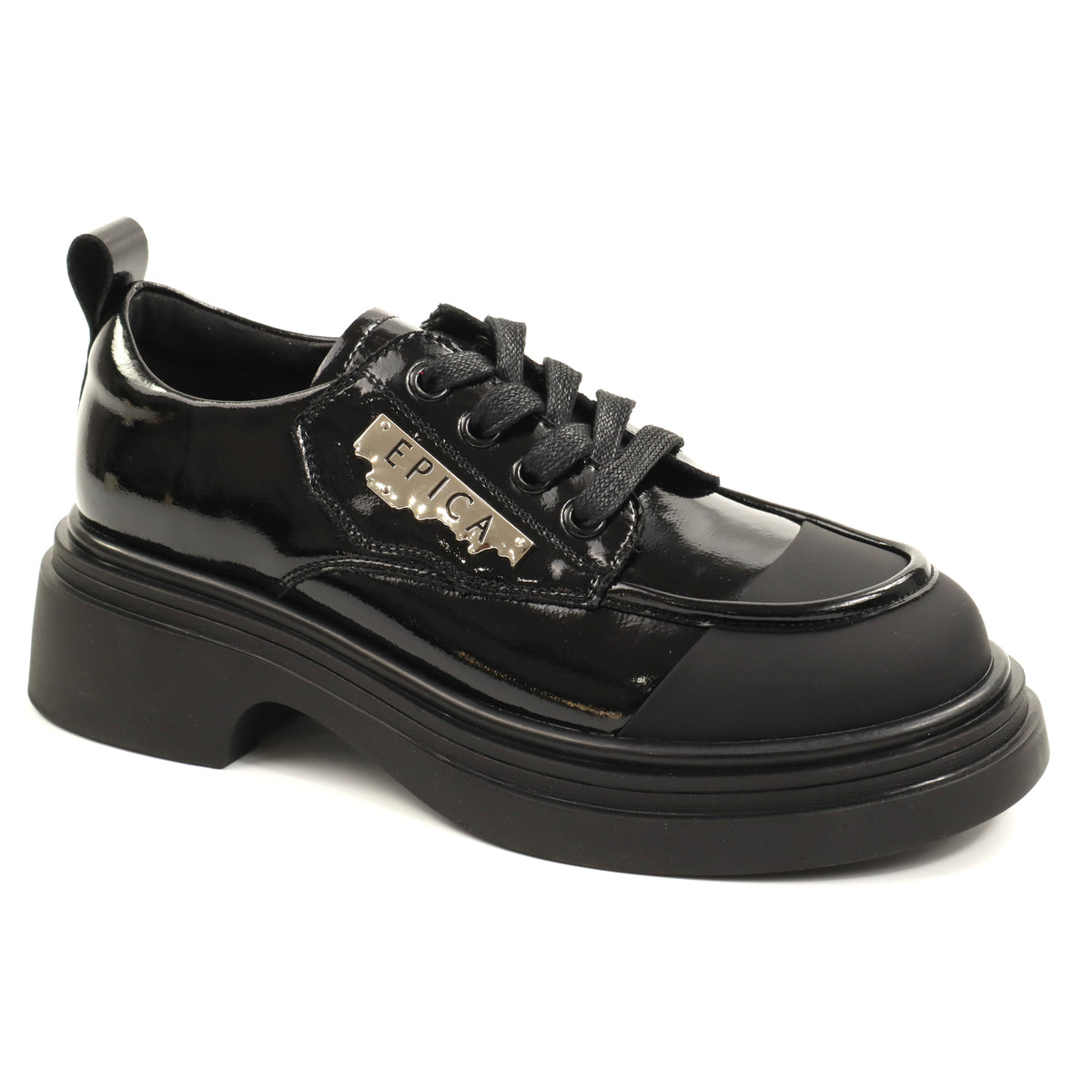 Epica Pantofi dama piele naturala 1MH50017A 01 L negru lac ID5737-NGL