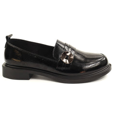 Pass Collection Pantofi dama piele naturala 1X490002A 01 L negru lac ID5739-NGL