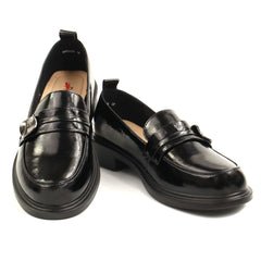 Pass Collection Pantofi dama piele naturala 1X490002A 01 L negru lac ID5739-NGL