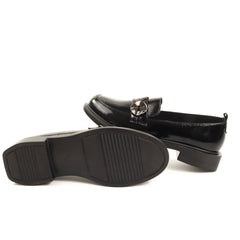 Pass Collection Pantofi dama piele naturala 1X490002A 01 L negru lac ID5739-NGL