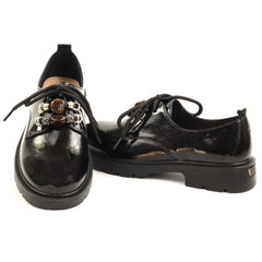 Pass Collection Pantofi dama piele naturala 1X490005A 01 L negru lac ID5742-NGL