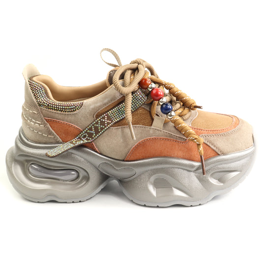 GRYXX Pantofi dama piele naturala 1LY90012A H6 N maro diverse ID5745-MARD