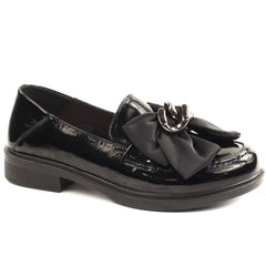 Pass Collection Pantofi dama piele naturala 1X450040B 01 L negru lac ID5747-NGL