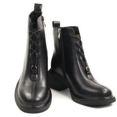 Anna Viotti Ghete dama piele naturala D106 F11239 A602 2 negru ID5749-NG