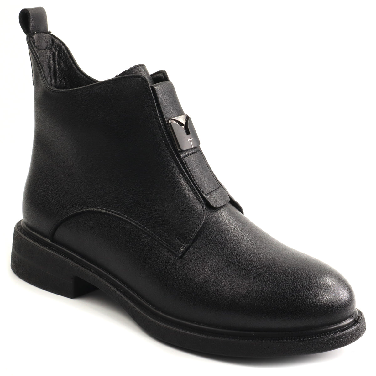 Anna Viotti Ghete dama piele naturala D111 B30058 negru ID5750-NG