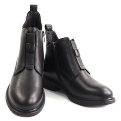 Anna Viotti Ghete dama piele naturala D111 B30058 negru ID5750-NG