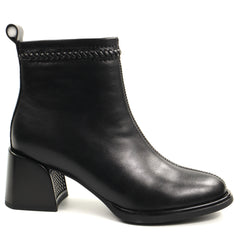 Anna Viotti Ghete dama piele naturala D106 M1593 Q1370 negru ID5751-NG