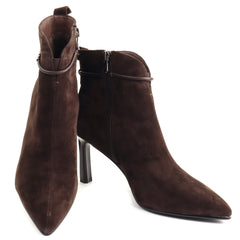 Anna Viotti Ghete dama piele naturala D106 7Y77 RH2245 DARK BROWN ID5752-DKBROWN