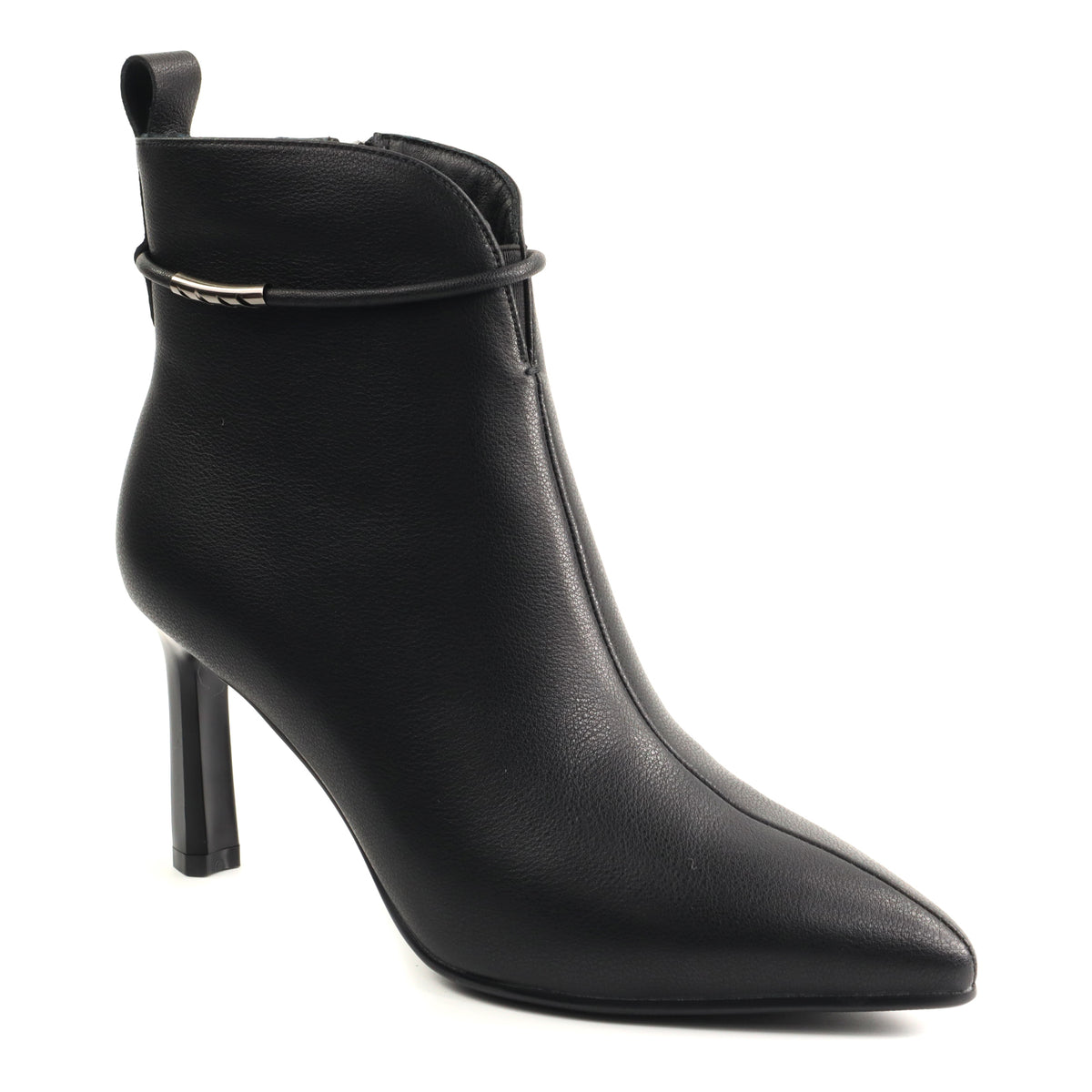 Anna Viotti Ghete dama piele naturala D106 7Y77 RH2245 negru ID5752-NG
