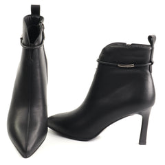 Anna Viotti Ghete dama piele naturala D106 7Y77 RH2245 negru ID5752-NG