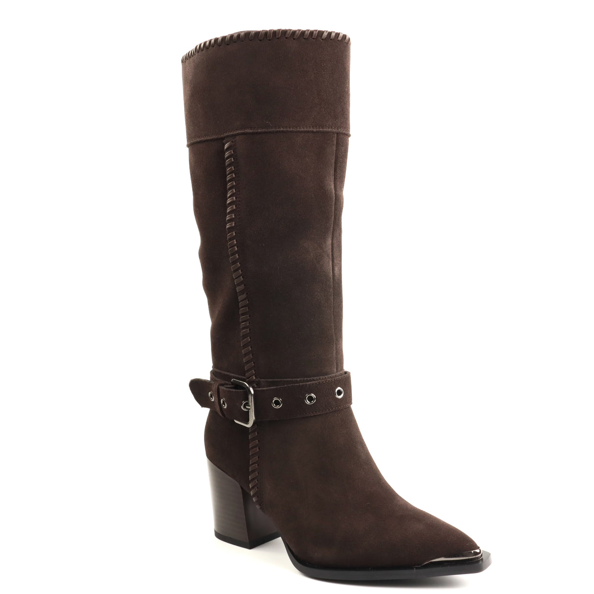 Anna Viotti Cizme dama piele naturala D106 K0B417 RZ5860P DARK BROWN ID5753-DKBROWN