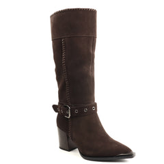 Anna Viotti Cizme dama piele naturala D106 K0B417 RZ5860P DARK BROWN ID5753-DKBROWN