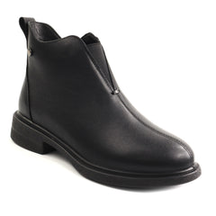 Anna Viotti Ghete dama piele naturala D111 B30041 negru ID5756-NG