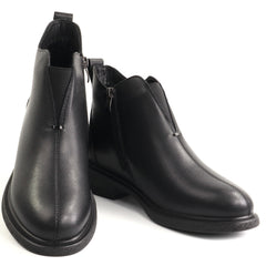 Anna Viotti Ghete dama piele naturala D111 B30041 negru ID5756-NG