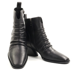 Fiore Fino Ghete dama piele naturala 2701030 negru ID5757-NG