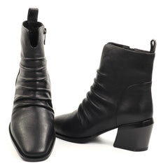 Fiore Fino Ghete dama piele naturala 2701030 negru ID5757-NG