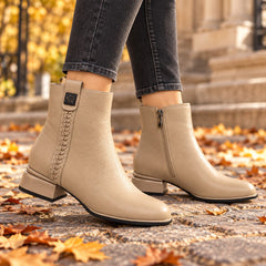 Fiore Fino Ghete dama piele naturala 2709034 bej ID5759-BEJ