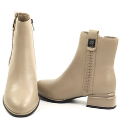 Fiore Fino Ghete dama piele naturala 2709034 bej ID5759-BEJ